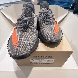 Adidas Yeezy Boost 350 V2 - Gray and Orange